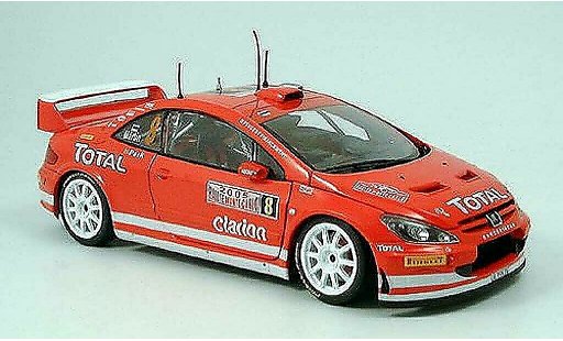 Peugeot 307 WRC 1/18 Sun Star no.8 toatl martin rallye monte carlo 2005 modellautos