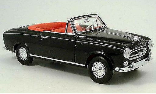Peugeot 403 Cabriolet 1/18 Welly Cabrio schwarz 1957 decapote modellautos