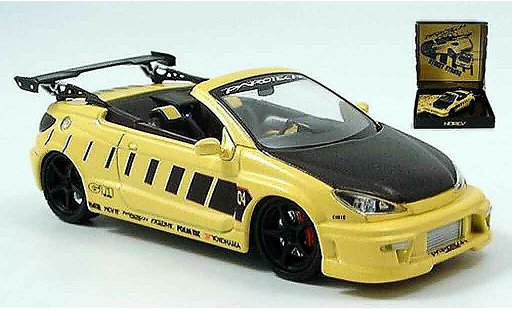 Peugeot 206 CC 1/43 Norev parotech gelb schwarz modellautos