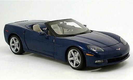 Chevrolet Corvette Convertible 1/18 Autoart C6 cabrio blau 2005 modellautos