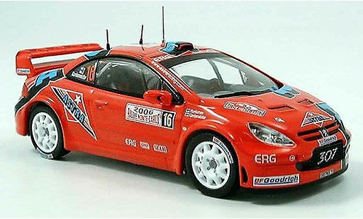 Peugeot 307 WRC 1/43 IXO no.16 gardemeister rallye monte carlo 2006 modellautos