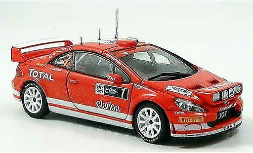 Peugeot 307 WRC 1/43 Autoart no.7 gronholm rallye deutschland 2005 modellautos