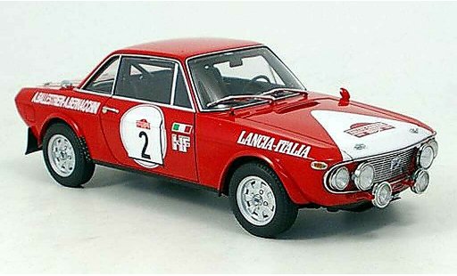 Lancia Fulvia HF 1/18 Autoart 1600 no.2 sieger rallye san remo 1972 modellautos
