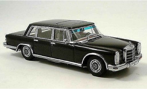 Mercedes 600 Base 1/43 Autoart (W100) SWB schwarz modellautos