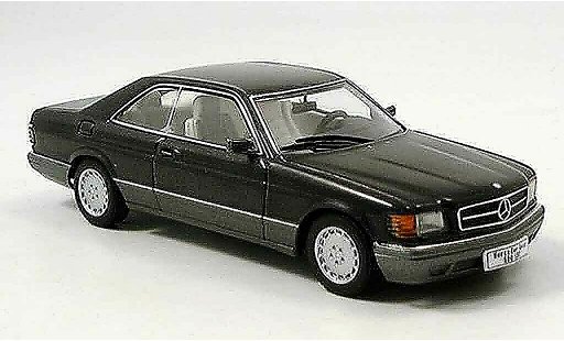Mercedes 500 Coupe 1/43 Autoart (W126) schwarz modellautos