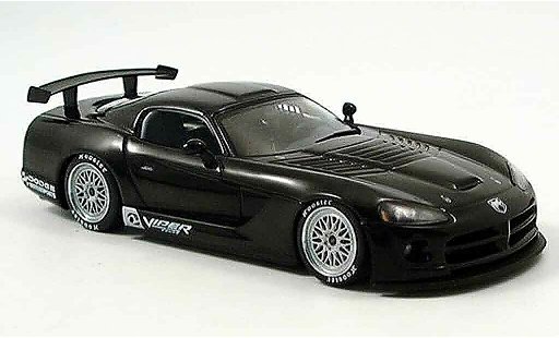 Dodge Viper Competition 1/43 Autoart Car Plain Body schwarz 2004 modellautos