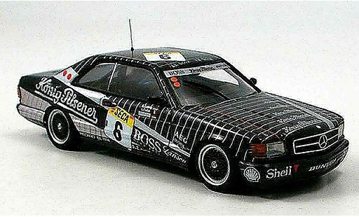 Mercedes 500 Coupe 1/43 Autoart (W126) No.6 AMG 24h Spa 1989 modellautos