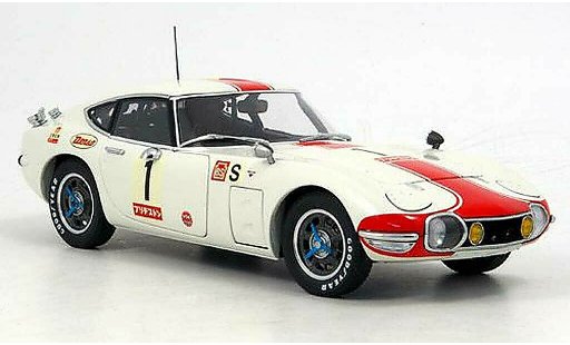 Toyota 2000 GT Fuji 1/18 Autoart no.1 24h 1967 modellautos