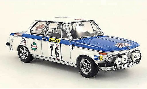 Bmw 2002 tii 1/18 Autoart no.76 rallye portugal 1972 modellautos