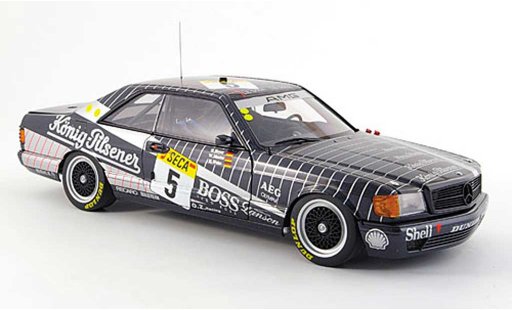 Mercedes 500 Coupe 1/18 Autoart (w126) amg no.5 24h spa 1989 modellautos