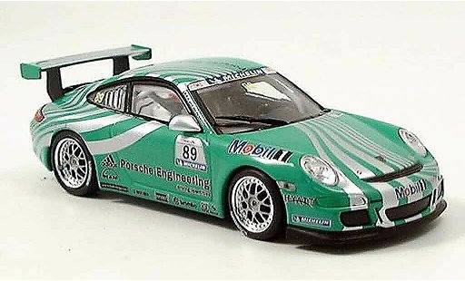 Porsche 911 GT3 CUP 1/43 Minichamps Racing No.89 gr&Atilde;&frac14;n modellautos