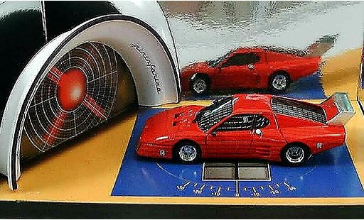 Ferrari 512 BB 1/43 Brumm diorama im pininfarina windtunnel 1979 modellautos