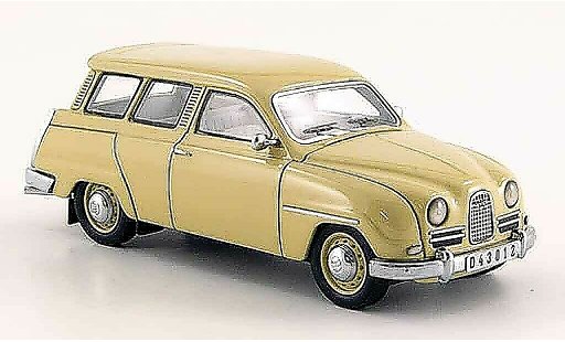 Saab 95 Base 1/43 Neo beige 14 modellautos
