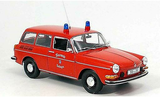 Volkswagen 1600 Variant 1/18 Minichamps l solingen pompier 1972 modellautos