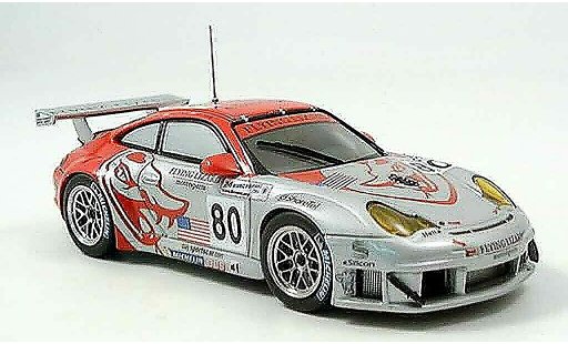Porsche 911 GT3 RSR 1/43 Ebbro No.80 Flying Lizard Le Mans 2005 modellautos
