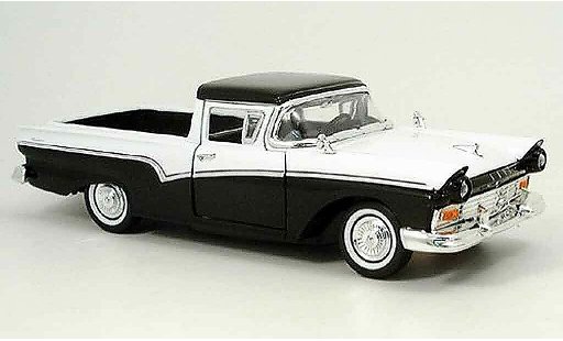 Ford Ranchero Berline 1/18 Yat Ming schwarz/weiss 1957 modellautos