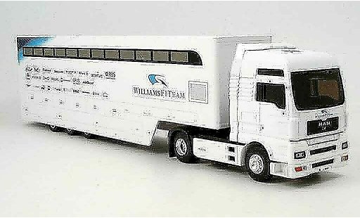 Bmw F1 transporteur 1/43 Eligor 2006 MAN TG XXL Renntransporter Williams modellautos
