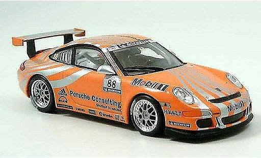 Porsche 911 GT3 CUP 1/43 Minichamps Racing No.88 orange modellautos