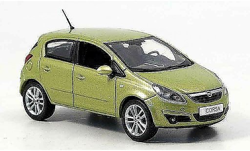 Opel Corsa Base 1/43 Norev gr&Atilde;&frac14;n 5 turer 2006 modellautos