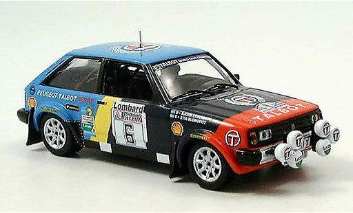 Talbot Sunbeam Rally 1/43 IXO no.6 rac blomquist cederberg 1982 modellautos