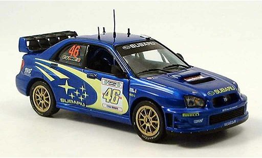 Subaru Impreza WRC 1/43 IXO valentino ross rallye monza 2005 modellautos