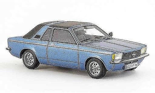 Opel Kadett C Aero 1/43 Neo blau geschlossen 1978 modellautos