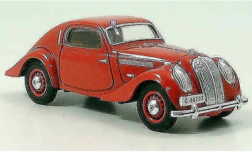 Skoda Popular Sport Monte Carlo 1/43 Abrex rot 1935 modellautos