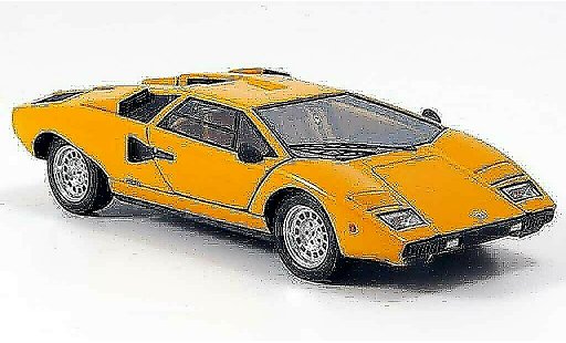 Lamborghini Countach LP 400 1/43 Kyosho orange modellautos