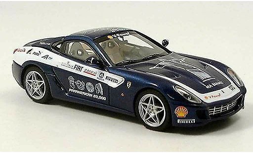 Ferrari 599 GTB 1/43 Look Smart fiorano panamericana blau modellautos