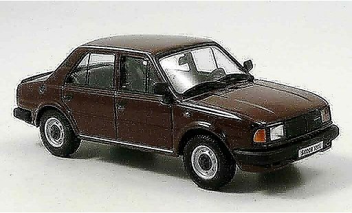 Skoda 120 Base 1/43 Abrex l braun 1986 modellautos