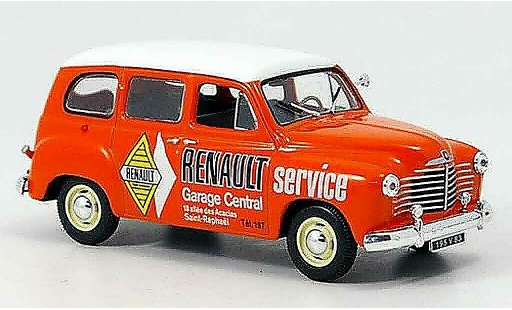 Renault Colorale Base 1/43 Norev service orange weiss modellautos
