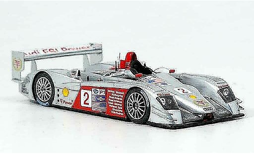 Audi R8 lms 1/43 Spark 2006 No.2 Sieger Lime Rock Park ALMS modellautos