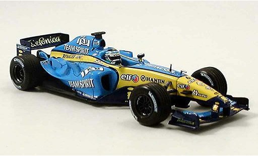 Renault F1 2005 1/43 Minichamps team r 25 showcar no.6 g. fisica modellautos