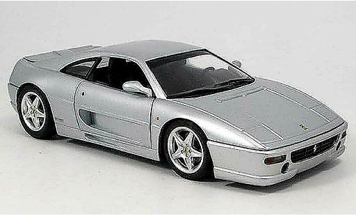 Ferrari F355 Berlinetta 1/18 Hot Wheels Limousine gtb grau modellautos