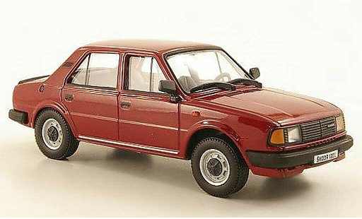 Skoda 120 Base 1/43 Abrex L rot 1986 modellautos