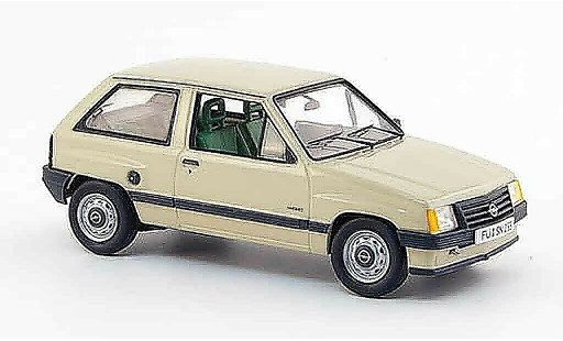 Opel Corsa A Base 1/43 Schuco a beige 1982 modellautos