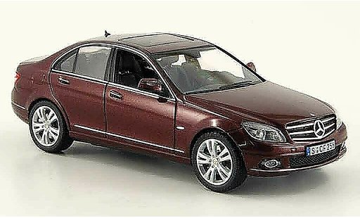 Mercedes Classe C Base 1/43 Schuco rot Limousine modellautos