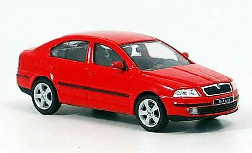 Skoda Octavia Base 1/43 Abrex rot modellautos