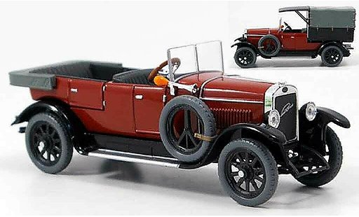 Laurin Klement Combi Base 1/43 Abrex Laurin-Klement body limousine lieferwagen rot 1927 modellautos