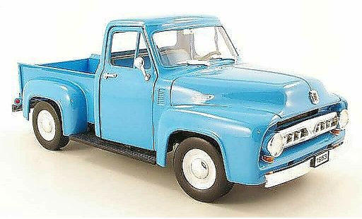 Ford F-100 Pickup 1/18 Yat Ming F 100 blau 1953 modellautos