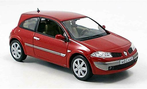 Renault Megane Coupe 1/43 Norev rot 2006 modellautos
