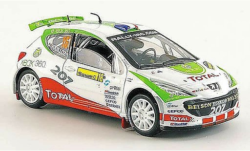 Peugeot 207 S2000 1/43 Solido No.16 XBox 360 Barum Rally 2008 modellautos
