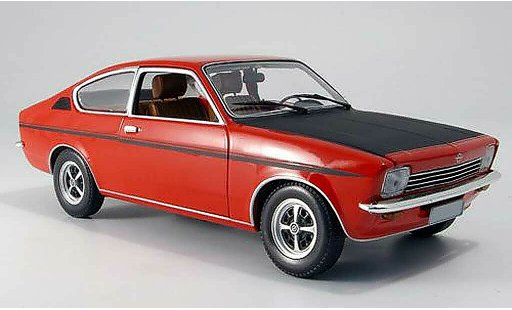Opel Kadett C coupe 1/18 Minichamps c sr rot schwarz 1976 modellautos