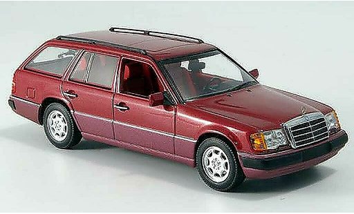 Mercedes 300 Coupe 1/43 Minichamps met.rot 1990 modellautos