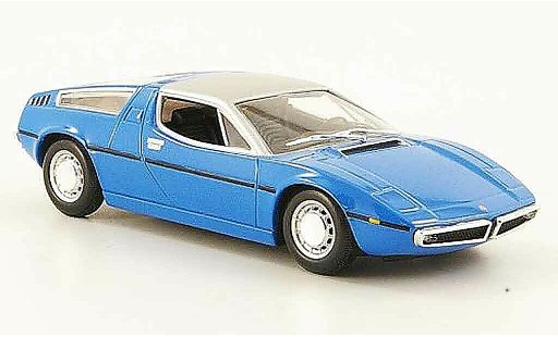Maserati Bora Base 1/43 Minichamps blau 1972 modellautos
