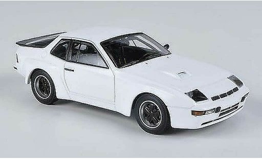Porsche 924 1980 1/43 Minichamps Carrera GTS weiss Prasentationsfahrzeug modellautos