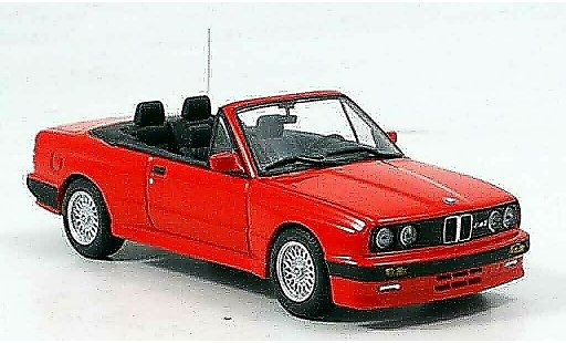 Bmw M3 Cabriolet 1/43 Minichamps E30 3er Cabrio rot 1988 modellautos