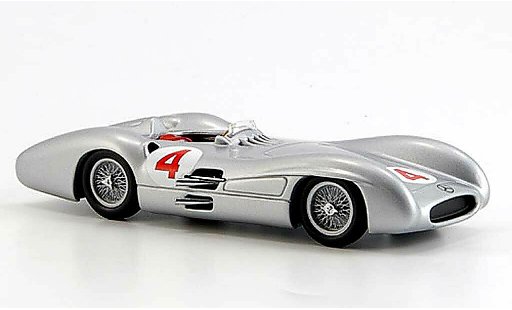 Mercedes W 196 Base 1/43 Minichamps Kling No.4 Sieger GP Berlin 1954 modellautos