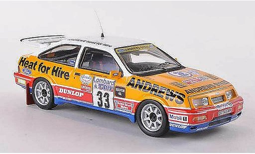 Ford Sierra Cosworth RS 1/43 Trofeu No.33 Andrews Rally gro&Atilde;�britannien 1989 R.Brookes/N.Wilson modellautos