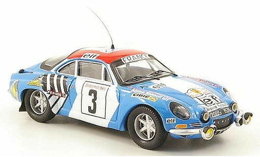 Alpine A110 1600 s 1/43 Trofeu 1600S No.3 Nicolas/DelferrierRally Marokko 1974 modellautos